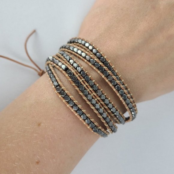 Victoria Emerson Beaded Wrap Bracelet